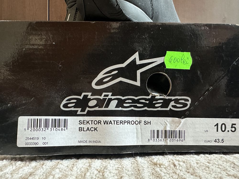 Ghete Alpinestars Sektor Waterproof 43.5