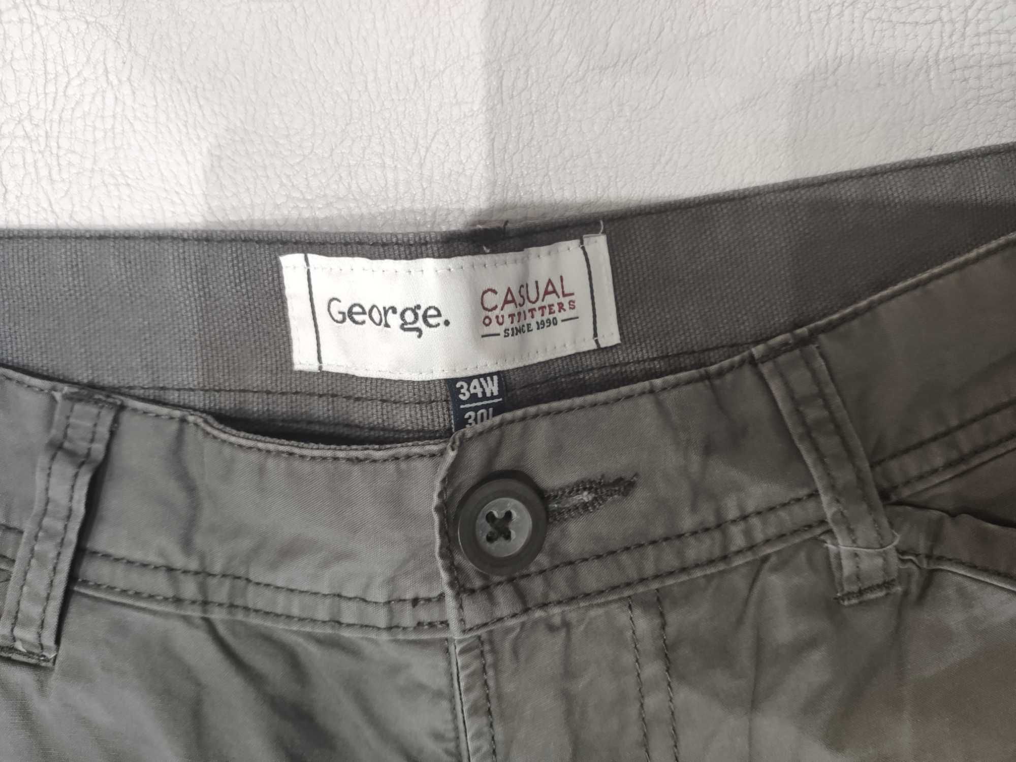 мъжки летни карго панталони марка George  - размер 33-34