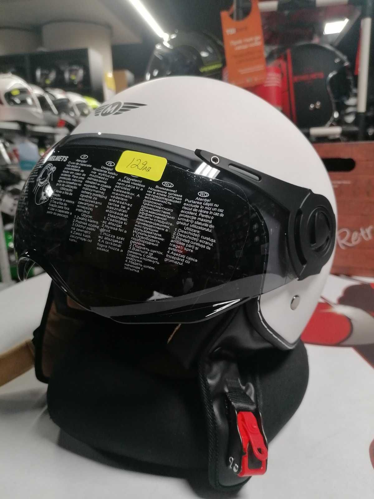 Каска отворена Moto helmets ретро чопър размер XL мото мотор