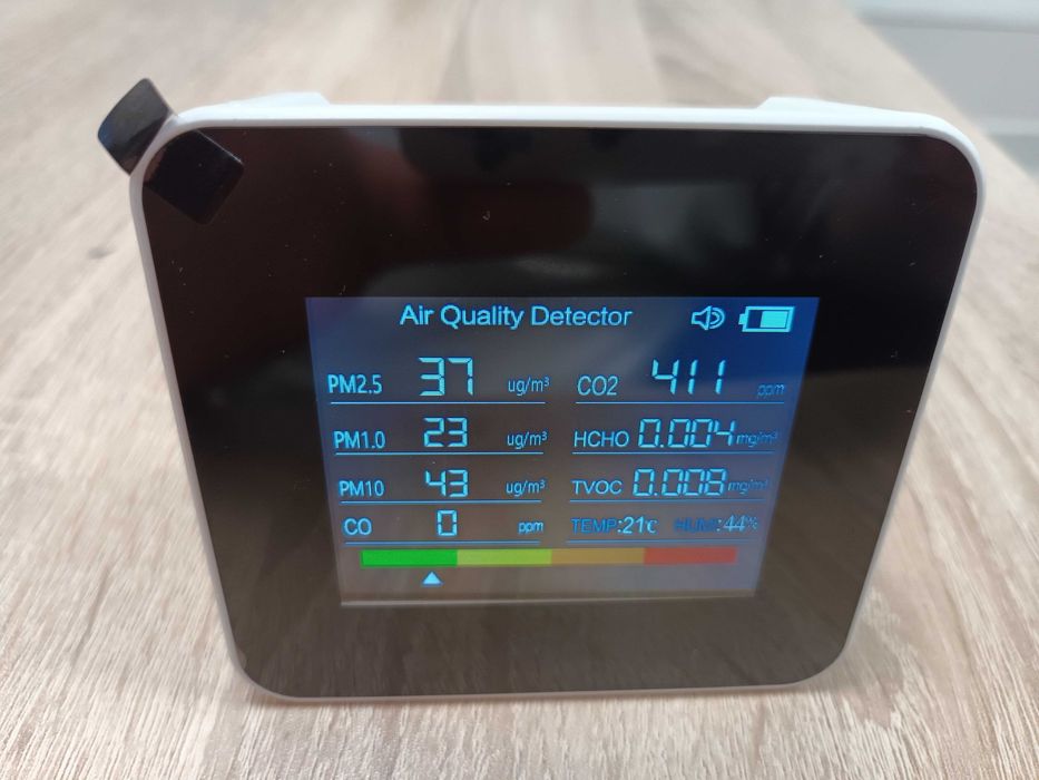 Уред за измерване качеството на въздуха,фини прахови частици РМ1,0