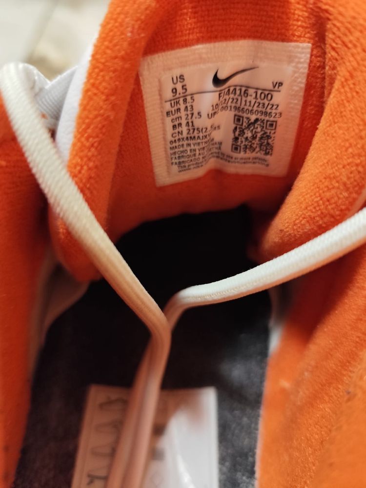 Nike Air More Uptempo 96 White Black Starfish Orange