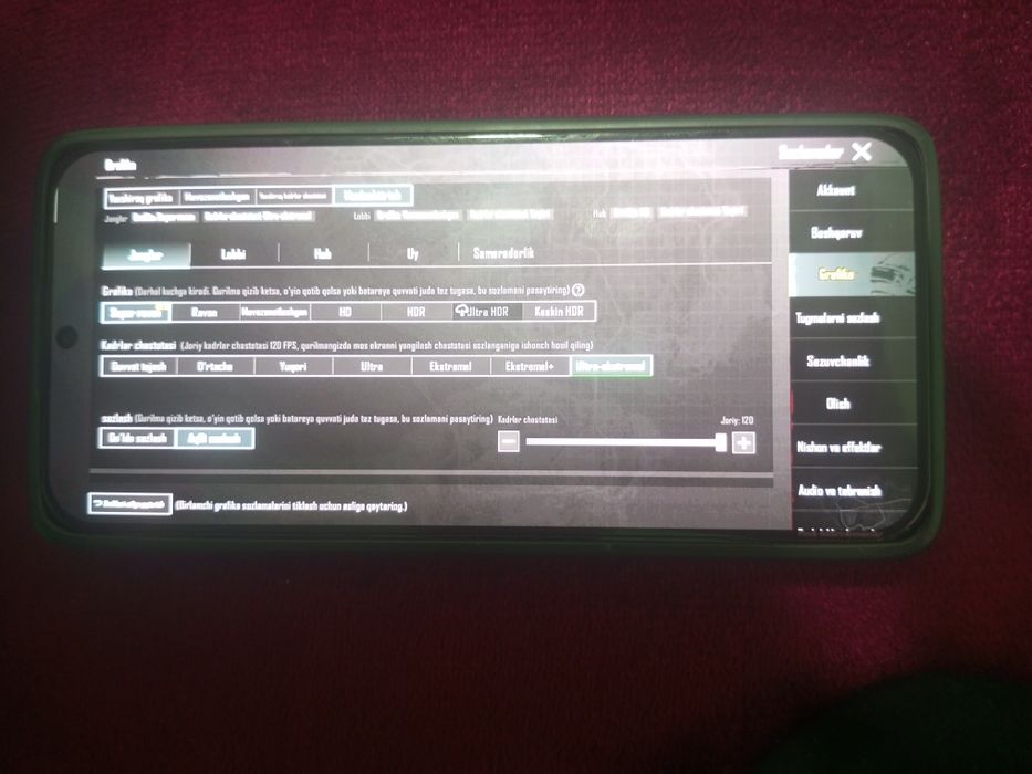 Poco x7 pro 5g 120fps