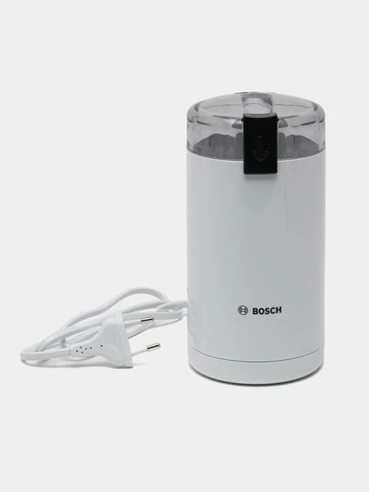 Кофемолка электрическая BOSCH TSM6A011W, для зернового кофе