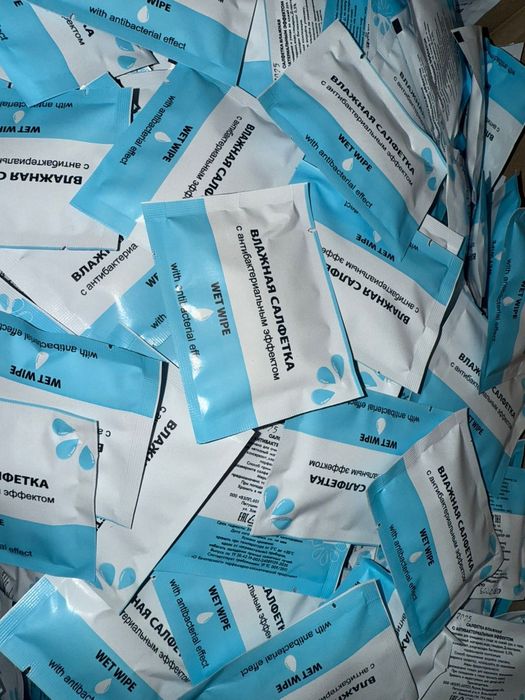 Антибактериальные влажные салфетки