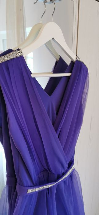 Rochita mov eleganta