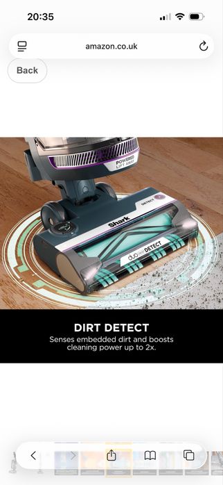 Aspirator vertical Shark PowerDetect