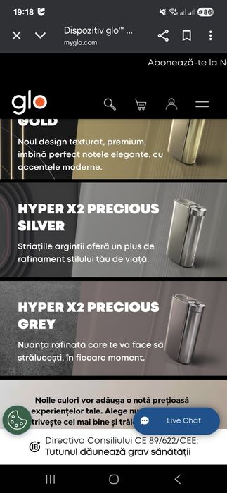 Dispozitiv Glo Hyper x2 Precious Collection