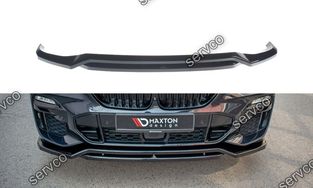 Prelungire lip buza bara fata BMW X5 G05 M-Pack 2018- v1 Maxton Design