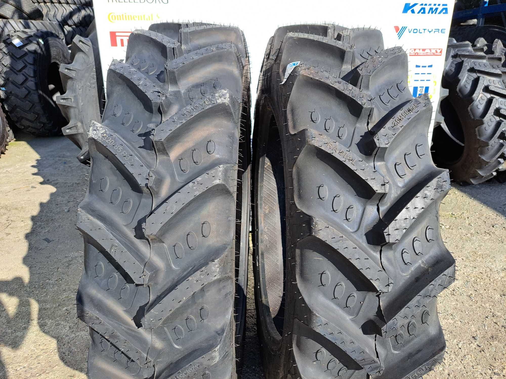 Cauciucuri noi 12.4R32 BKT AGRIMAX anvelope radiale 320/85R32 TRACTOR
