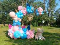 Artificii de zi gender reveal  Arcada baloane gender reveal/babyshower