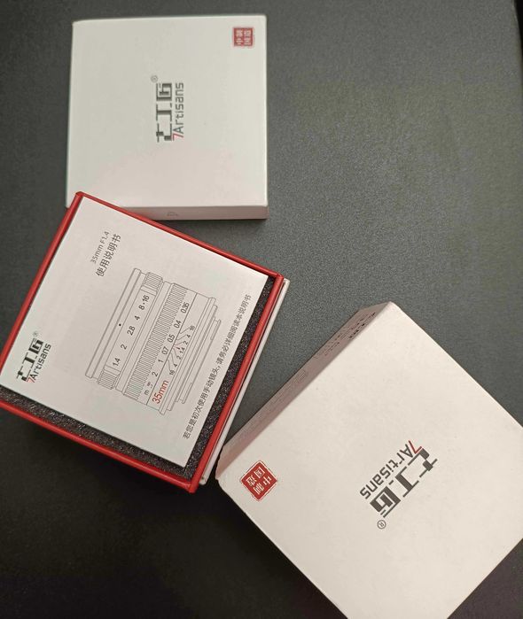 Obiectiv 7Artisans 35mm F1.4 MFT/M43 (aproape NOU, la cutie)