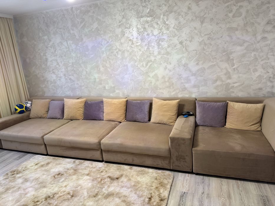 Canapea de catifea 5 metri