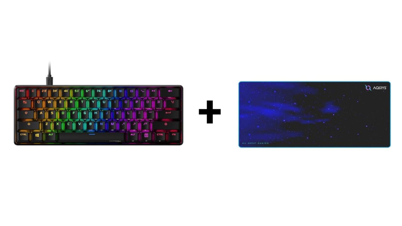 Vand tastatura+mouse pad