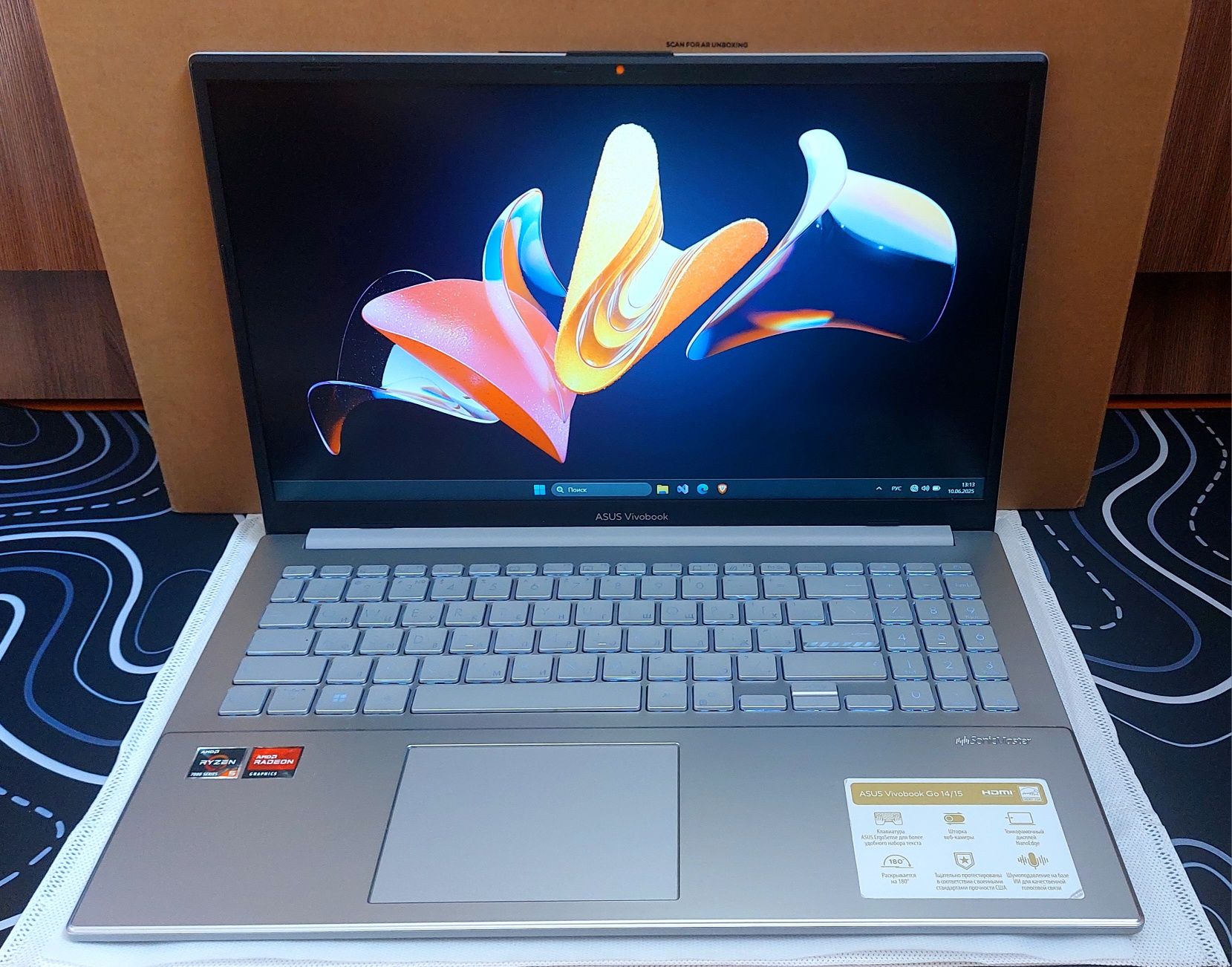 Asus VivoBook Go 15 2024! ssd 512,ozu16 Ультрабук!
