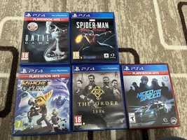 Ratchet& Clank / NEED FOR SPEED / Until Dawn / The order / Morales