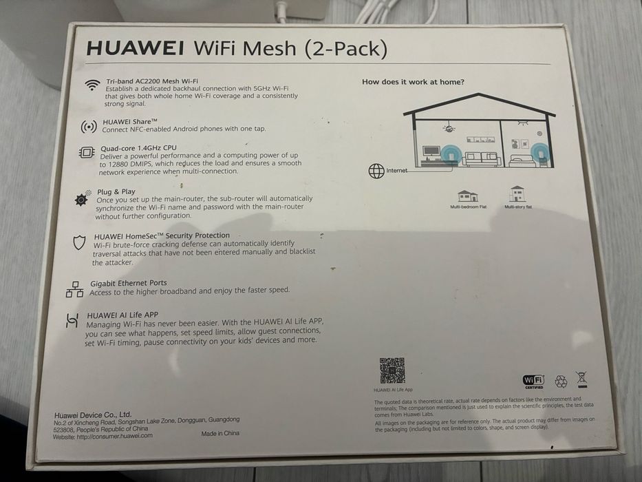 Huawei ws5800 2 pack sistem wifi mesh