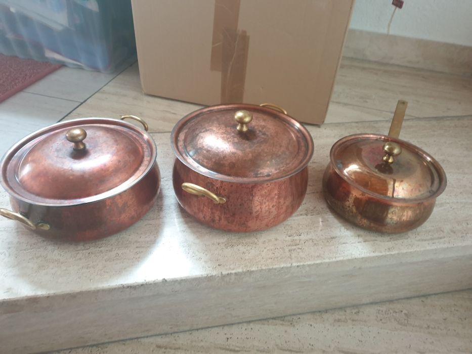 REDUCERE+ CADOU!!! Tigaie vas ceaun și ustensile cupru