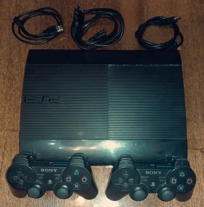 Прошитая PS3 Super Slim 40 игр, 500 гб