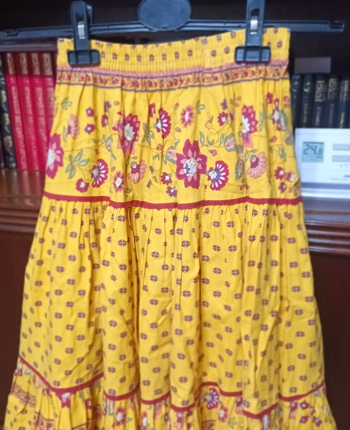 Fustă model Provence cu elastic în talie