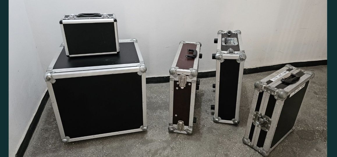 Cutie transport rack casse valiza cabluri microfon foto video auto