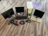 Calculator trei monitoare boxe 2 tastaturi totul functional