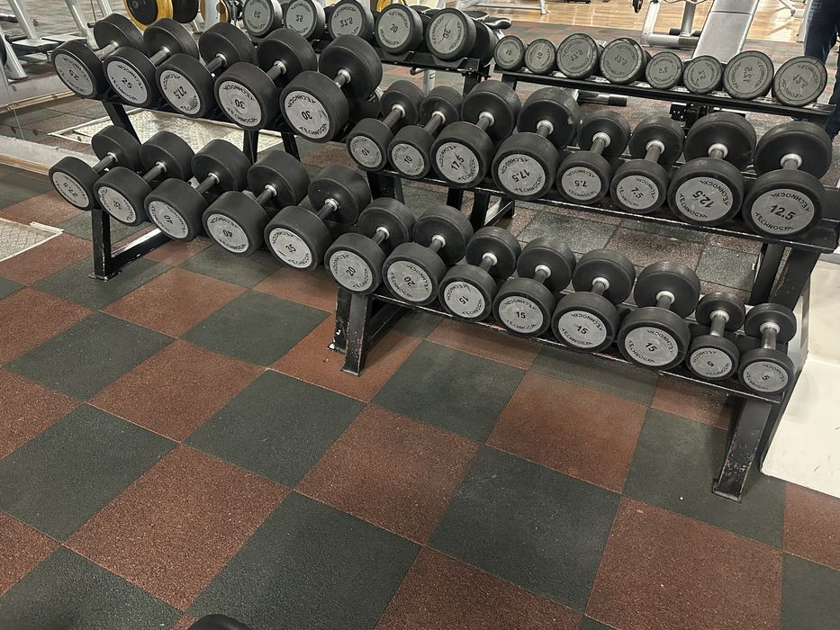 Професионални дъмбели technogym 5 до 40 кг сет