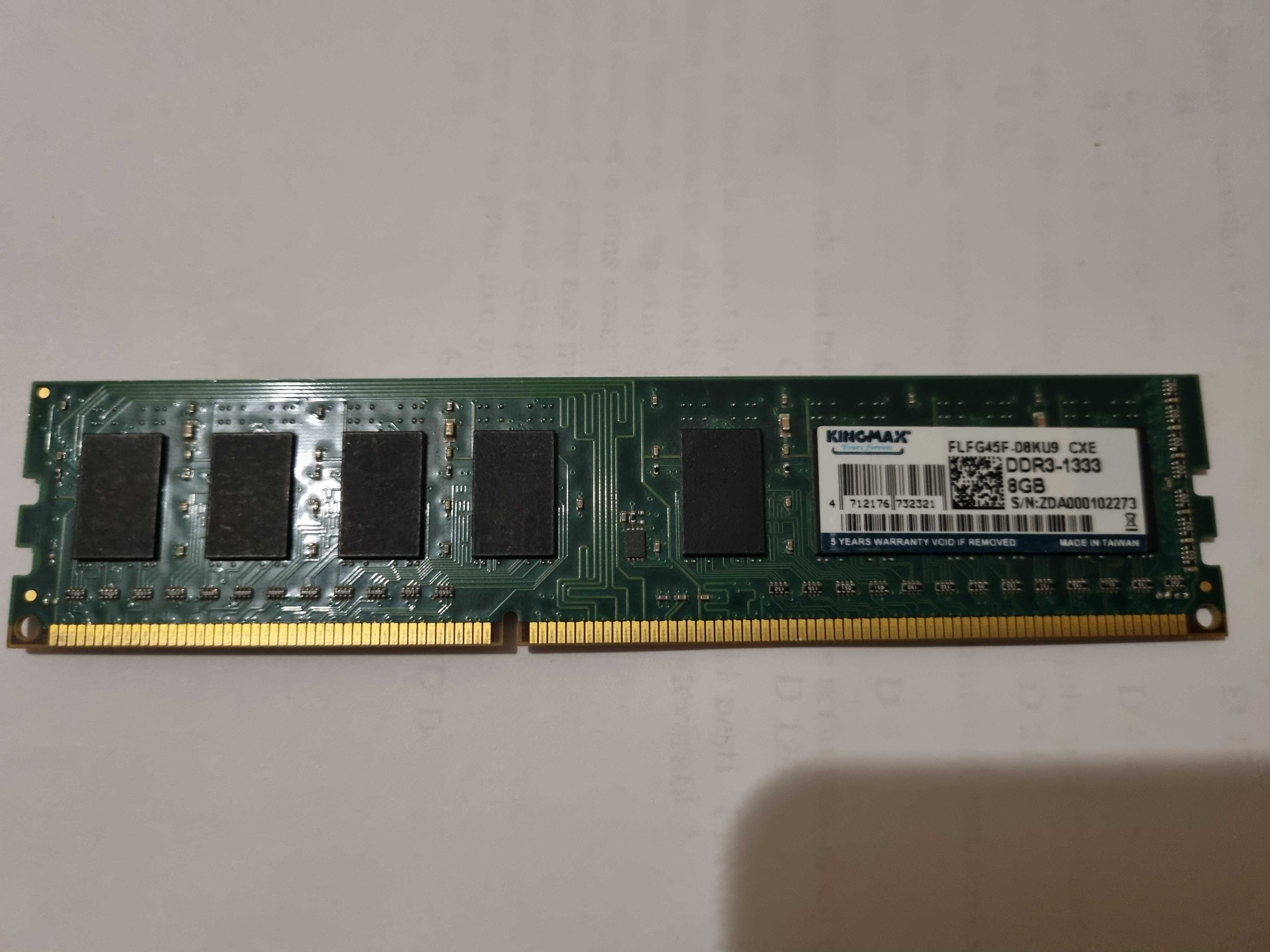 Memorie Ram, DDR3, 1333mhz, capacitate 8GB, kingmax