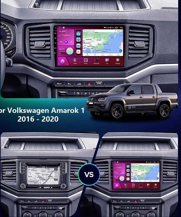 Мултимедия за VW Volkswagen Amarok Двоен дин навигация Android Амарок