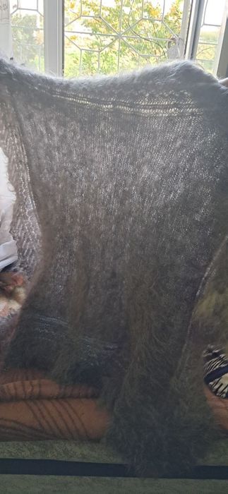 Платки пуховые ручная вязка