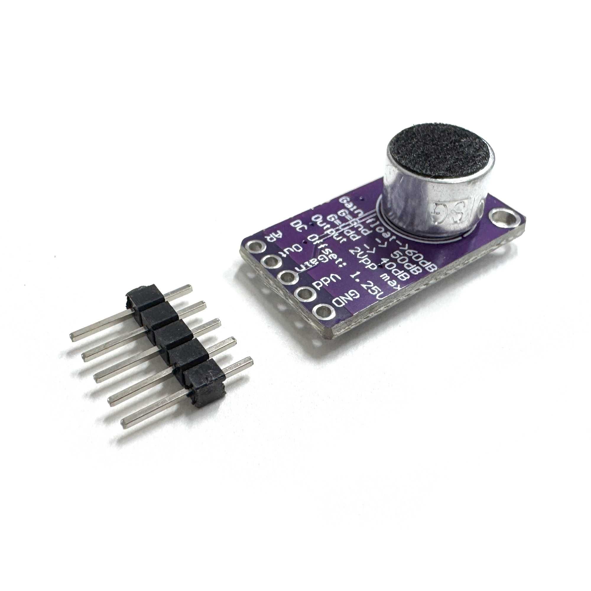 Модуль микрофона с усилителем Max 9814 для Arduino