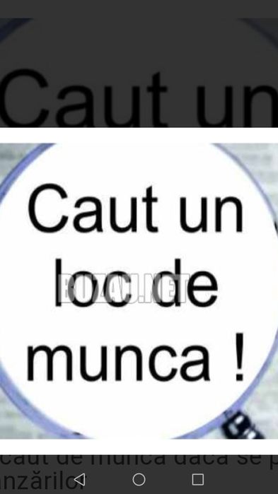 Caut de lucru în Domeniul