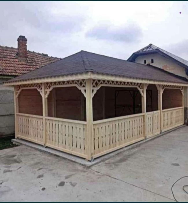 Foisor lemn gradina – modele personalizate, lemn calitativ
