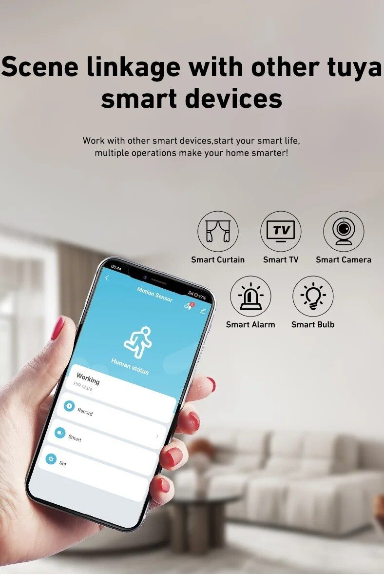 Tuya Smart Zigbee PIR обемен (motion) сензор