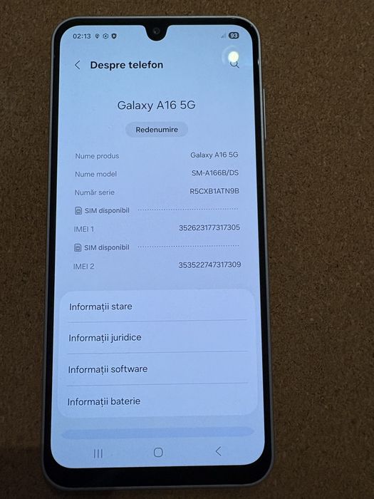 Samsung A166 Galaxy A16 5G 128 Gb ID-XXL2717