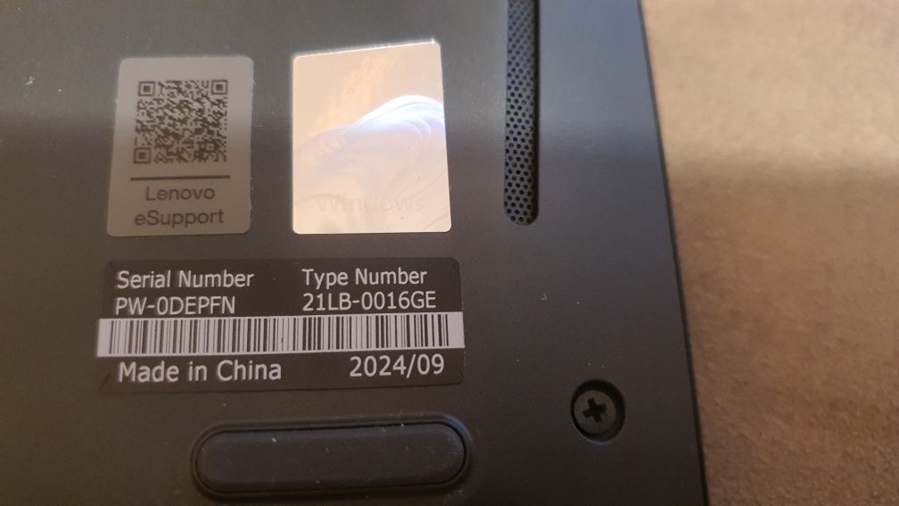 Lenovo Thinkpad L13 Gen 5 Intel Ultra5 1.3/4.3GHz ,16GB Ram 512Gb SSD