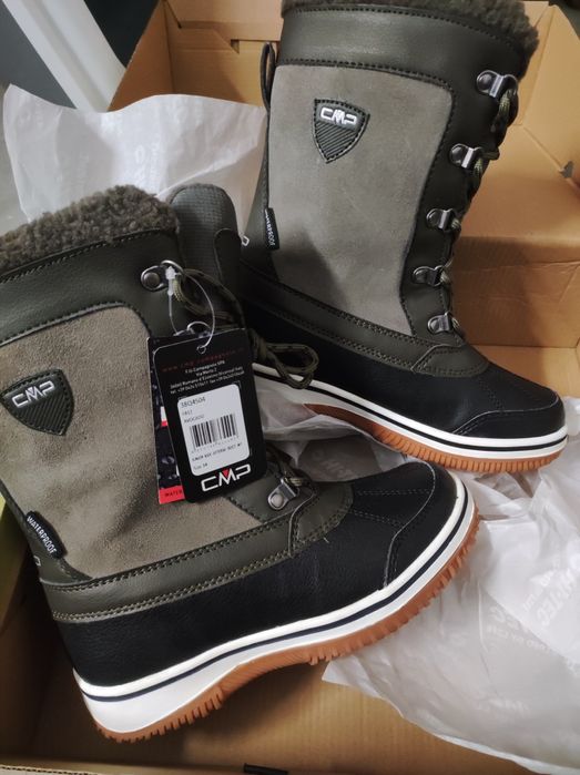 CMP - детски зимни ботуши 34 номер с подплата и естествена кожа - НОВИ