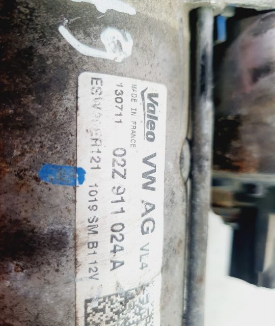 Electromotor 1.6 tdi cay 02z911024a Volkswagen VW Golf 6  [din 2008 pana  2015] seria