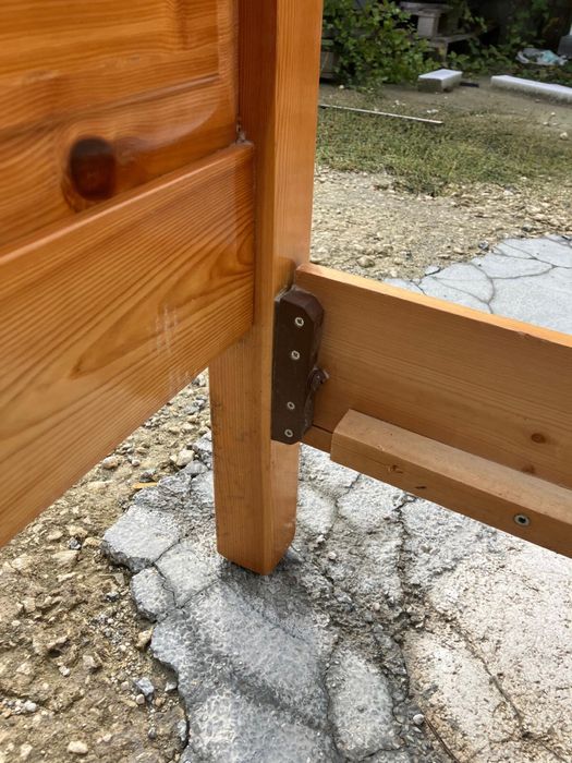 Дървено единично легло 90/190