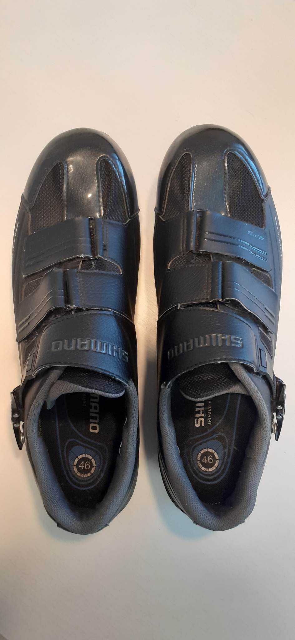 Обувки за шосейно колоездене Shimano Шпайкове 46 ОТЛИЧНИ