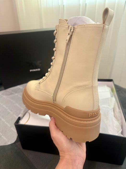 Кожени боти PINKO MIA