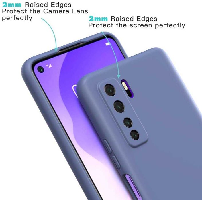 Husa antisoc cu microfibra pt. Huawei P Smart 2021 , P40 Lite 5G