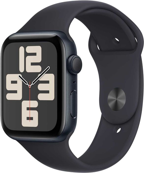 Смарт часовник Apple Watch SE2, 44, Midnight Al Case, Midnight - M/L