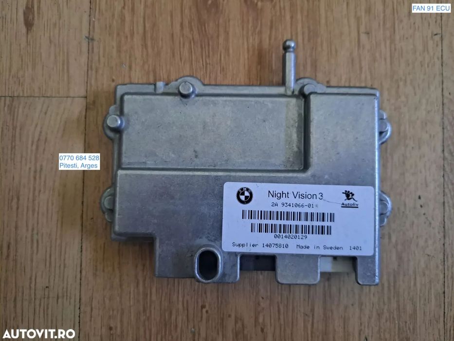 Unitate control ECU Modul Camera Vedere  Nocturna Night Vision original BMW F07 G30 F06 G32 F01 G11 G14 F91 F15 F16
