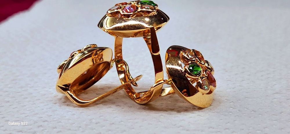 Тилла комплект, сирга. Зирак ва узук ,