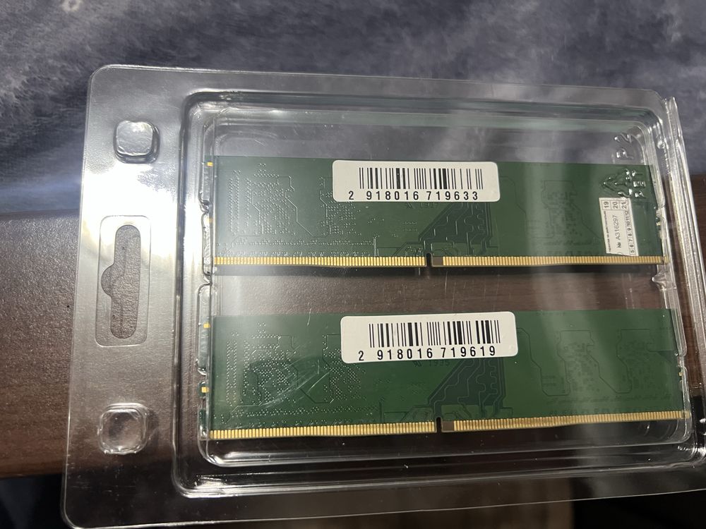 Озу ddr4 8gb (2x4gb) kingston