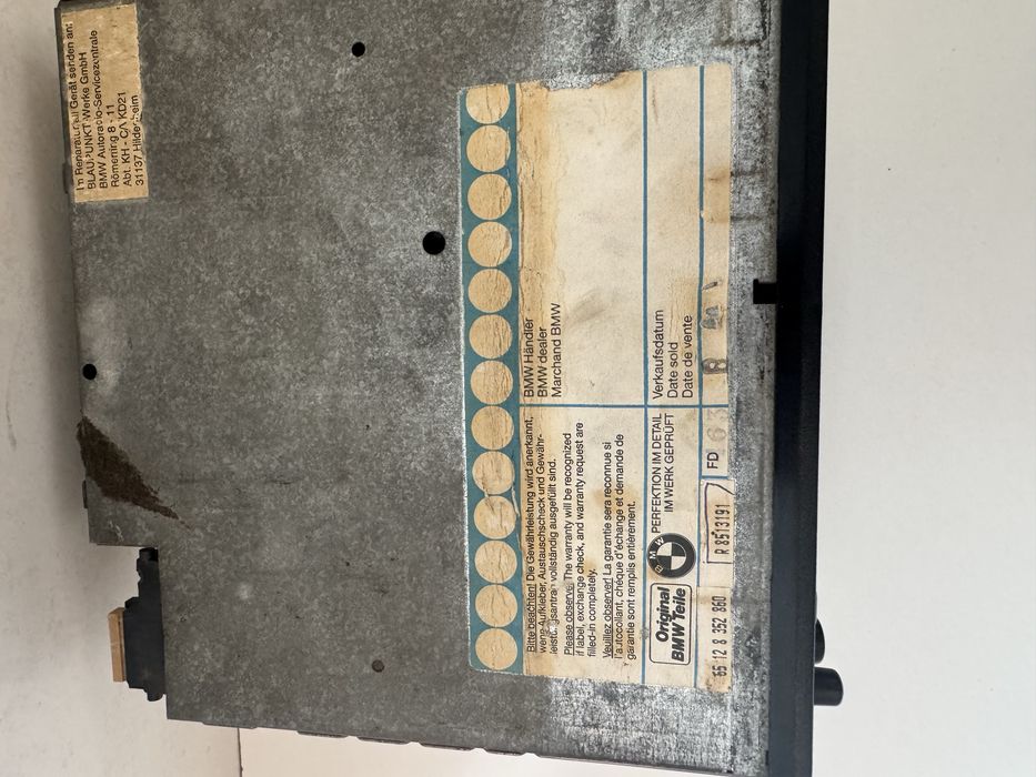 Bmw Reverse радио-касетофон