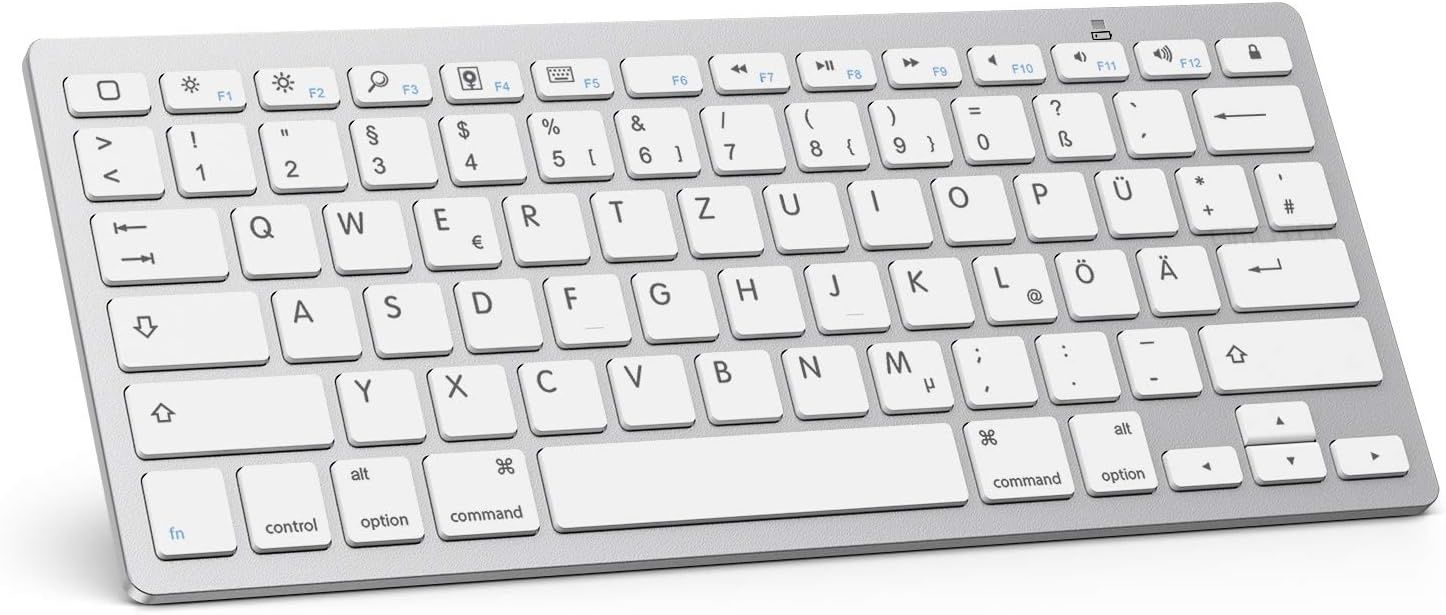 Безжична блутут клавиатура за iOS, iPad, iPhone. OMOTON Bluetooth