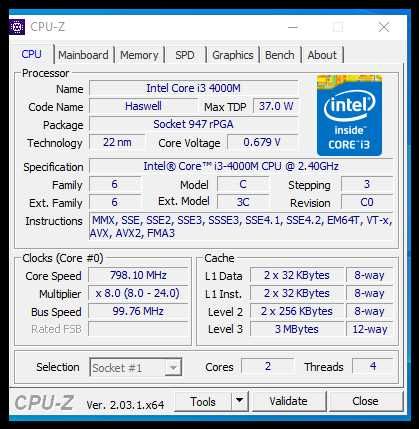 Лаптоп Terra Mobile 1749 17.3  Intel Core I3 -4000M 6gb ssd