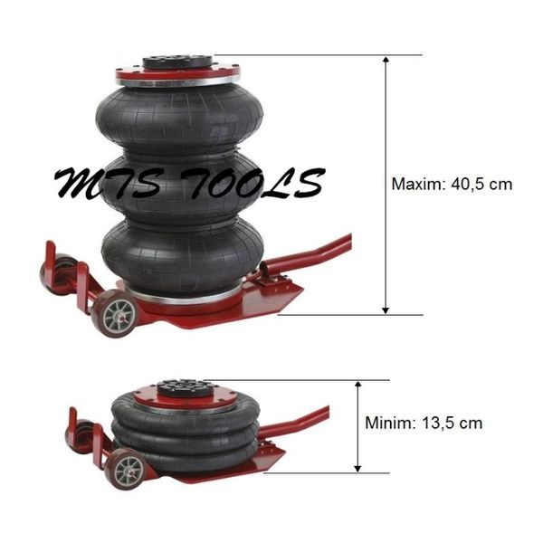 Perna de aer Cric auto pneumatic 3T tone 3 perne