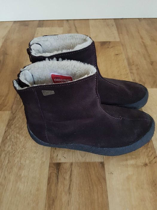 cizme ghetet botine cizmulite Clarks piele intoarsa si blana oaie